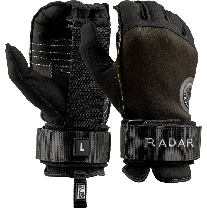 2026 Radar Vice Water Ski Gloves R25GL-VI - Black / Midnight Volt